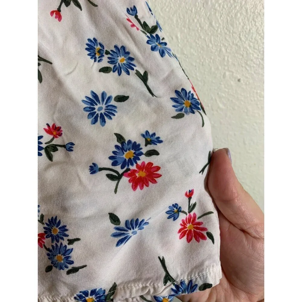Old Navy Retro Y2K Long Sleeve Floral Print Dress Toddler Girls Size 4T 90s K7
